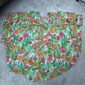 Show Me Your Muumuu Moon Tunic Cactus Print Size Small
